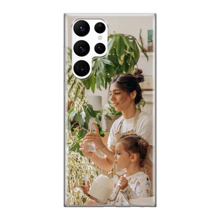 Samsung Galaxy S23 Ultra - Coque Silicone Personnalisée