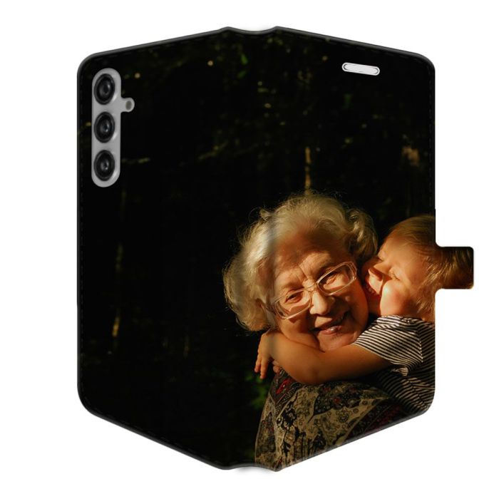 Samsung Galaxy S24 Plus - Coque Portefeuille Personnalisée (Sur Les 2 Faces)