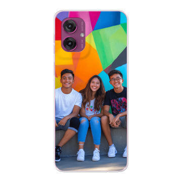 Motorola Moto G55 - Coque Silicone Personnalisée