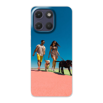 Motorola Moto G17 Power - Coque silicone Personnalisée