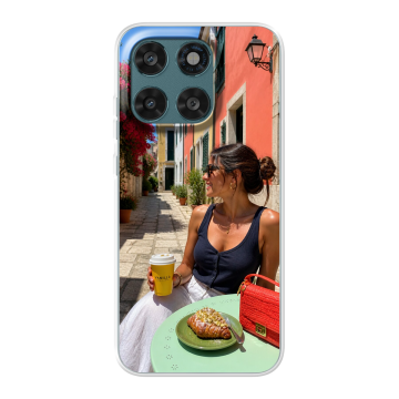 Motorola Moto G67 - Coque silicone Personnalisée