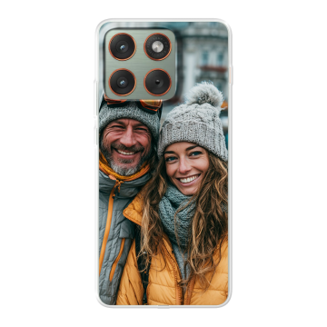 Motorola Edge 70 - Coque silicone Personnalisée