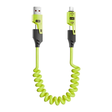 Câble FlexCharge 4-en-1 - Vert
