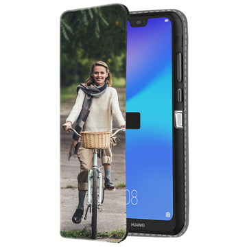 Huawei P20 Lite - Coque Portefeuille (Imprimée sur l'Avant) Personnalisée