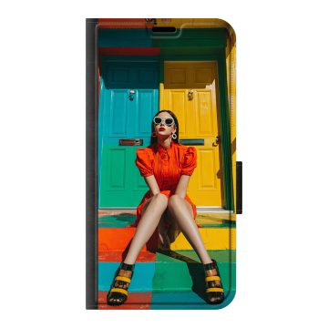 iPhone 17 - Coque Portefeuille (Imprimée sur l'Avant) Personnalisée