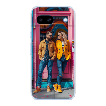 Google Pixel 8a - Coque Silicone Personnalisée