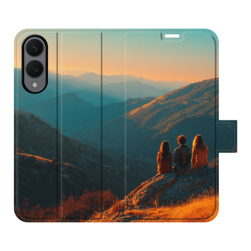 Samsung Galaxy S25 Edge - Coque Portefeuille (Impression Complète) Personnalisée
