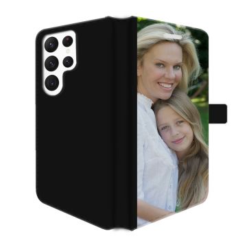 Samsung Galaxy S24 Ultra - Coque Portefeuille Personnalisée (Sur L'avant)