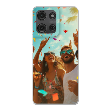 Motorola Moto G75 - Coque Silicone Personnalisée