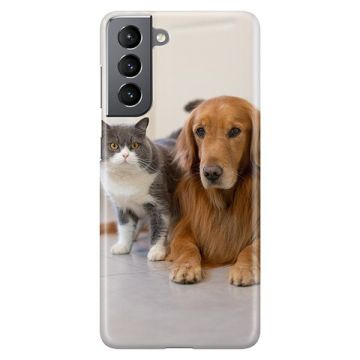 Samsung Galaxy S22 Plus - Coque Rigide Personnalisée à Bords Imprimés