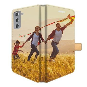 Samsung Galaxy S22 - Coque Portefeuille Personnalisée (Sur Les 2 Faces)