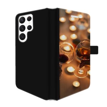 Samsung Galaxy S23 Ultra - Coque Portefeuille Personnalisée (Sur L'avant)