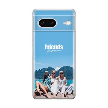 Google Pixel 7a - Coque Silicone Personnalisée