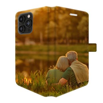 iPhone 14 Pro - Coque Portefeuille Personnalisée (Sur Les 2 Faces)