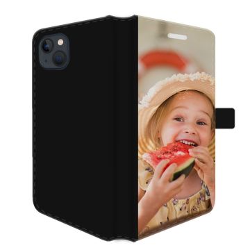 iPhone 14 - Coque Portefeuille Personnalisée (Sur L'avant)