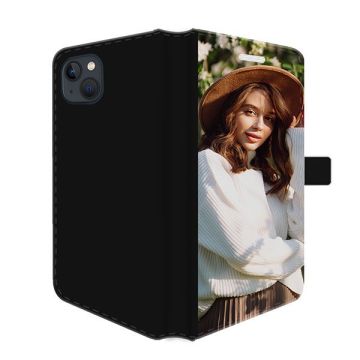 iPhone 15 - Coque Portefeuille Personnalisée (Sur L'avant)