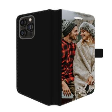 iPhone 15 Pro - Coque Portefeuille Personnalisée (Sur L'avant)