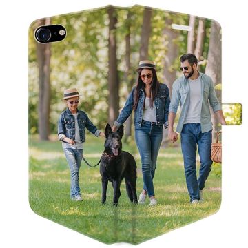 iPhone SE - Coque Portefeuille Personnalisée (Sur Les 2 Faces)