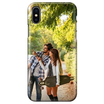iPhone XS - Coque Rigide Personnalisée à Bords Imprimés