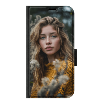 iPhone 16 - Coque Portefeuille (Imprimée sur l'Avant) Personnalisée