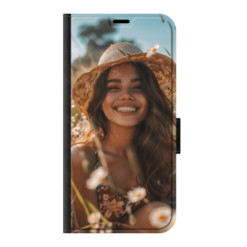 iPhone 16 Plus - Coque Portefeuille (Imprimée sur L'Avant) Personnalisée