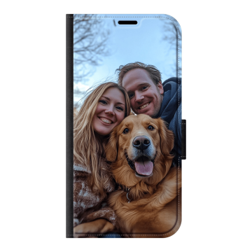 iPhone 16 Pro -Coque Portefeuille (Imprimée sur l'Avant) Personnalisée