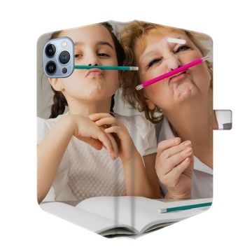 iPhone 13 Pro Max - Coque Portefeuille Personnalisée (Sur Les 2 Faces)