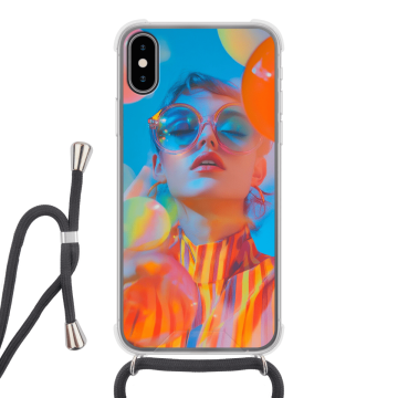 iPhone XS - Coque avec cordon Personnalisée