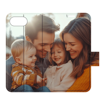 iPhone 16e - Coque Portefeuille (Impression Complète) Personnalisée