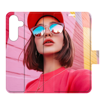 Samsung Galaxy S25 Plus - Coque Portefeuille (Impression Complète) Personnalisée