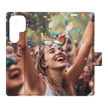 Samsung Galaxy S25 Ultra - Coque Portefeuille (Impression Complète) Personnalisée