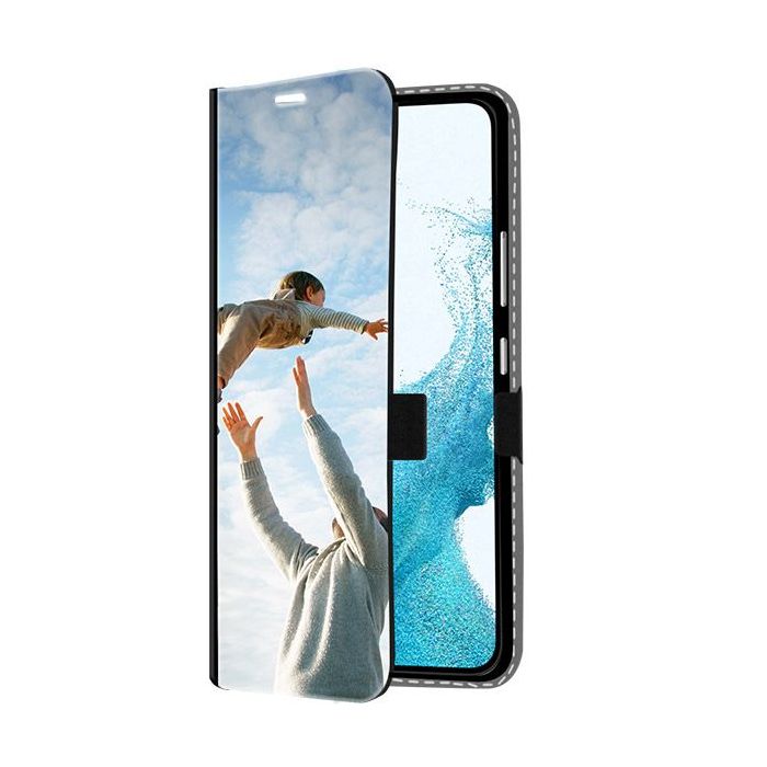 Samsung Galaxy S22 - Coque Portefeuille Personnalisée (Sur L'avant)