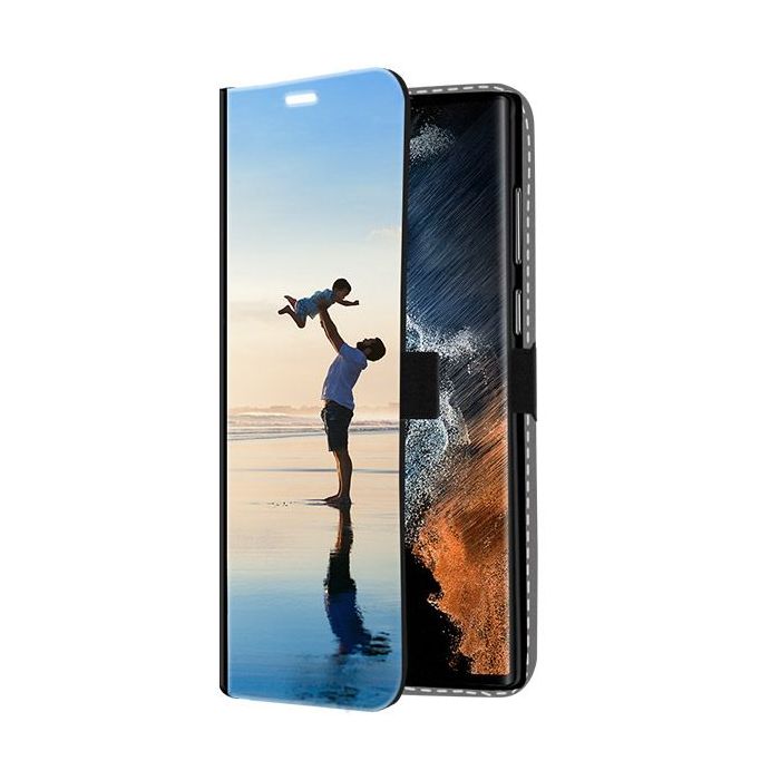 Samsung Galaxy S22 Ultra - Coque Portefeuille Personnalisée (Sur L'avant)