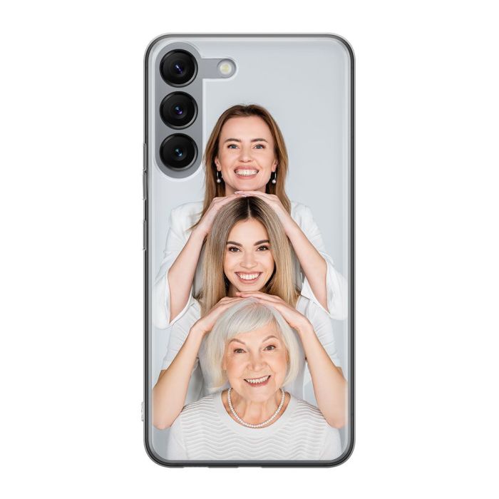 Samsung Galaxy S23 Plus - Coque Silicone Personnalisée