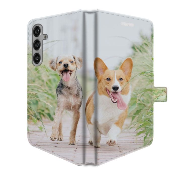 Samsung Galaxy S24 - Coque Portefeuille Personnalisée (Sur Les 2 Faces)