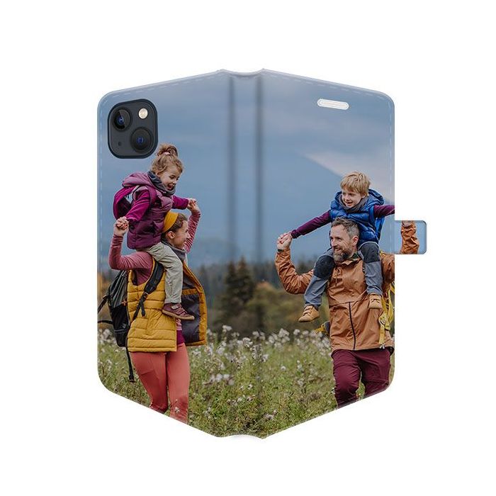iPhone 15 - Coque Portefeuille Personnalisée (Sur Les 2 Faces)