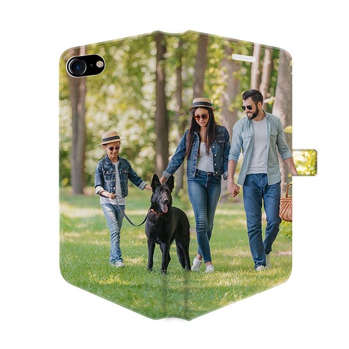 iPhone SE - Coque Portefeuille Personnalisée (Sur Les 2 Faces)