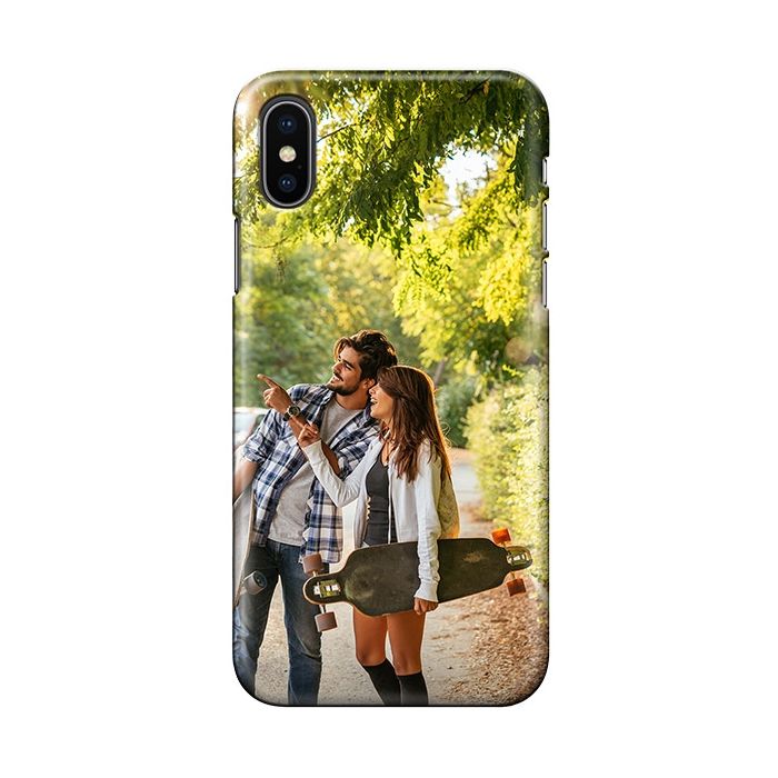 iPhone XS - Coque Rigide Personnalisée à Bords Imprimés