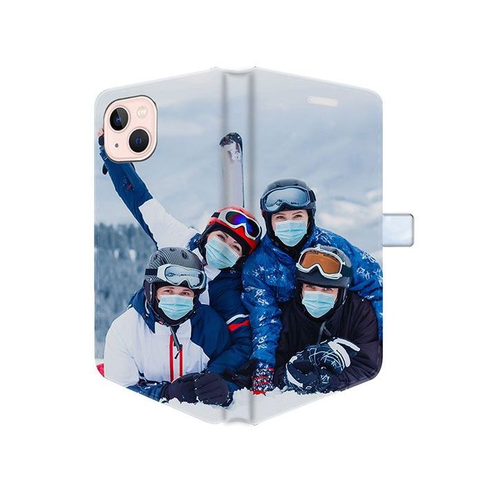 iPhone 13 Mini - Coque Portefeuille Personnalisée (Sur Les 2 Faces)