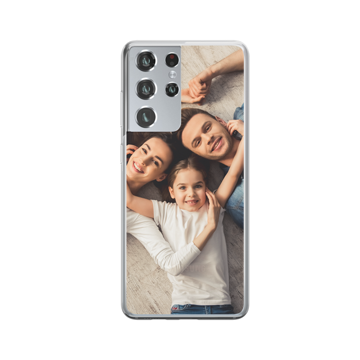 Samsung Galaxy S21 Ultra - Coque Silicone Personnalisée